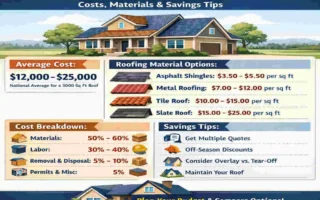 How Much to Roof a 3000 Sq Ft House : Costs, Materials & Savings Tips