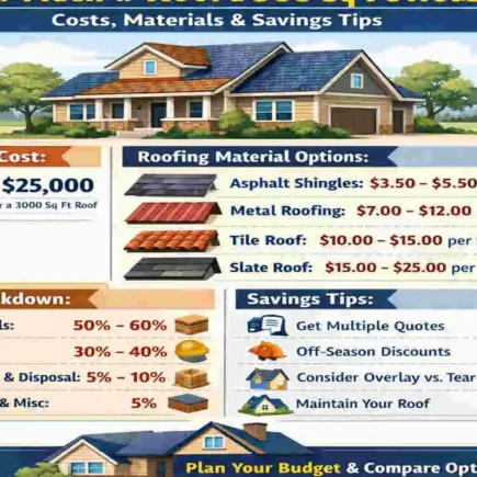 How Much to Roof a 3000 Sq Ft House : Costs, Materials & Savings Tips