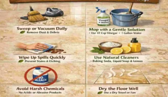 How to Clean Travertine Flooring in Your House: Easy Guide with Natural Tips