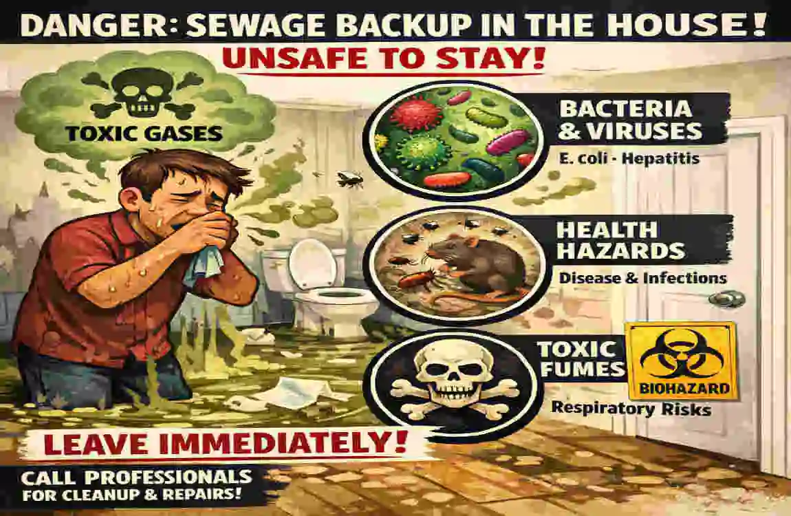 Is It Safe to Stay in Your House with Sewage Backup