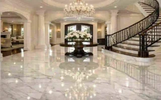 Gleaming Marble Floors