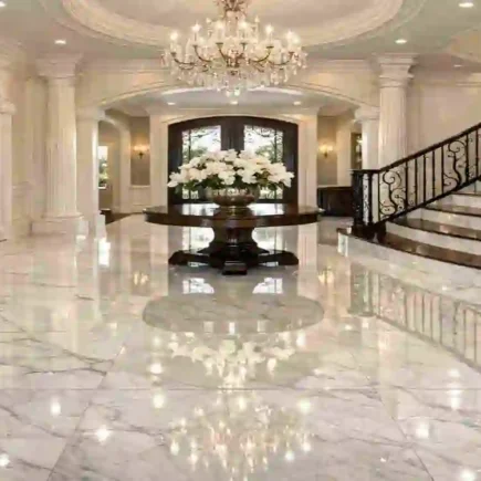 Gleaming Marble Floors