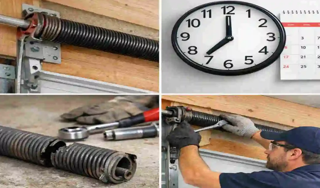 how long do garage door spings last mgapgarage