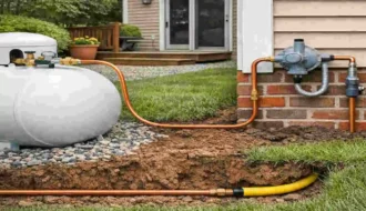 What Size Copper Line from Propane Tank to House
