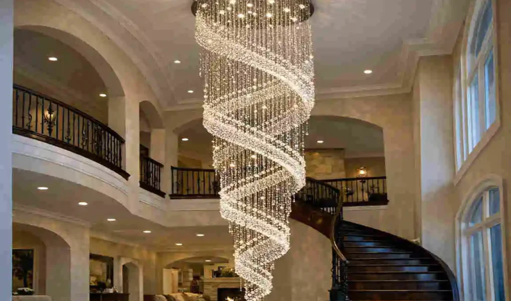 18-Foot Spiral Chandelier
