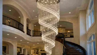 18-Foot Spiral Chandelier