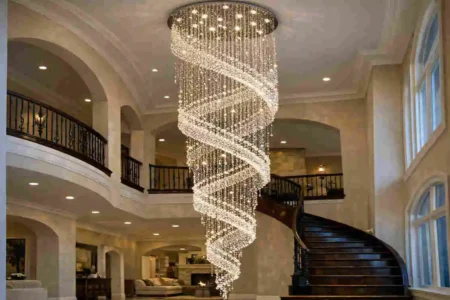 18-Foot Spiral Chandelier