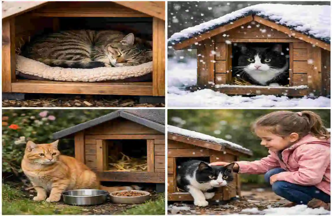 DIY Outdoor Cat House