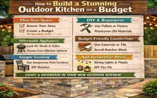 how to build outdoor kitchen