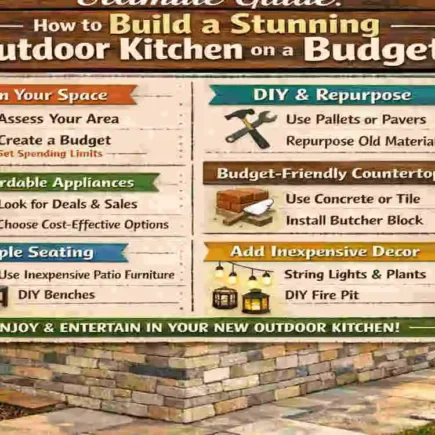 how to build outdoor kitchen