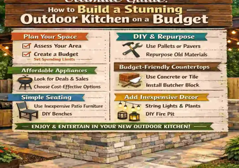 how to build outdoor kitchen