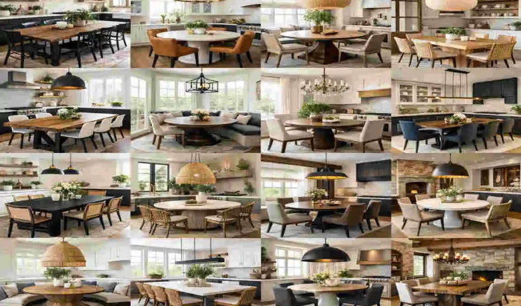 15 Stunning Kitchen Dining Table Ideas to Elevate Your House