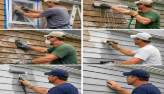 How to Paint Wood Siding on House
