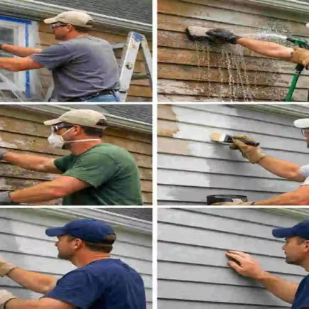 How to Paint Wood Siding on House