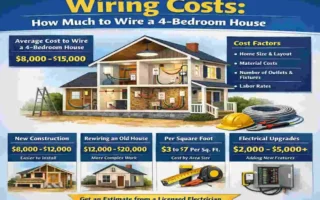 how much to wire a 4 bedroom house