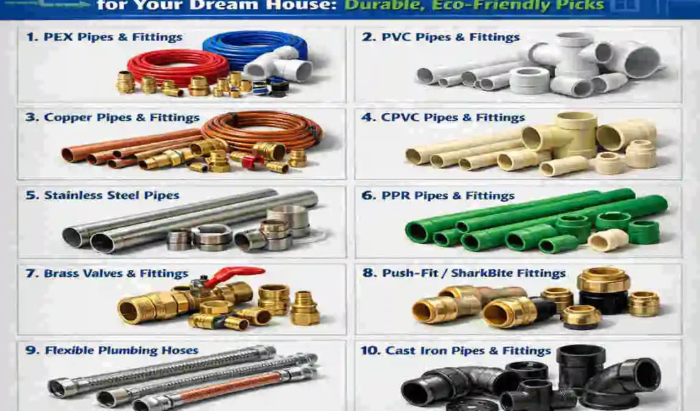 Top 10 Plumbing Pipes and Fittings for Your Dream House: Durable, Eco-Friendly Picks