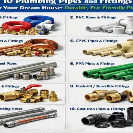 Top 10 Plumbing Pipes and Fittings for Your Dream House: Durable, Eco-Friendly Picks
