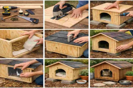 DIY Outdoor Cat House