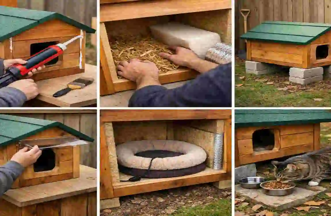 DIY Outdoor Cat House