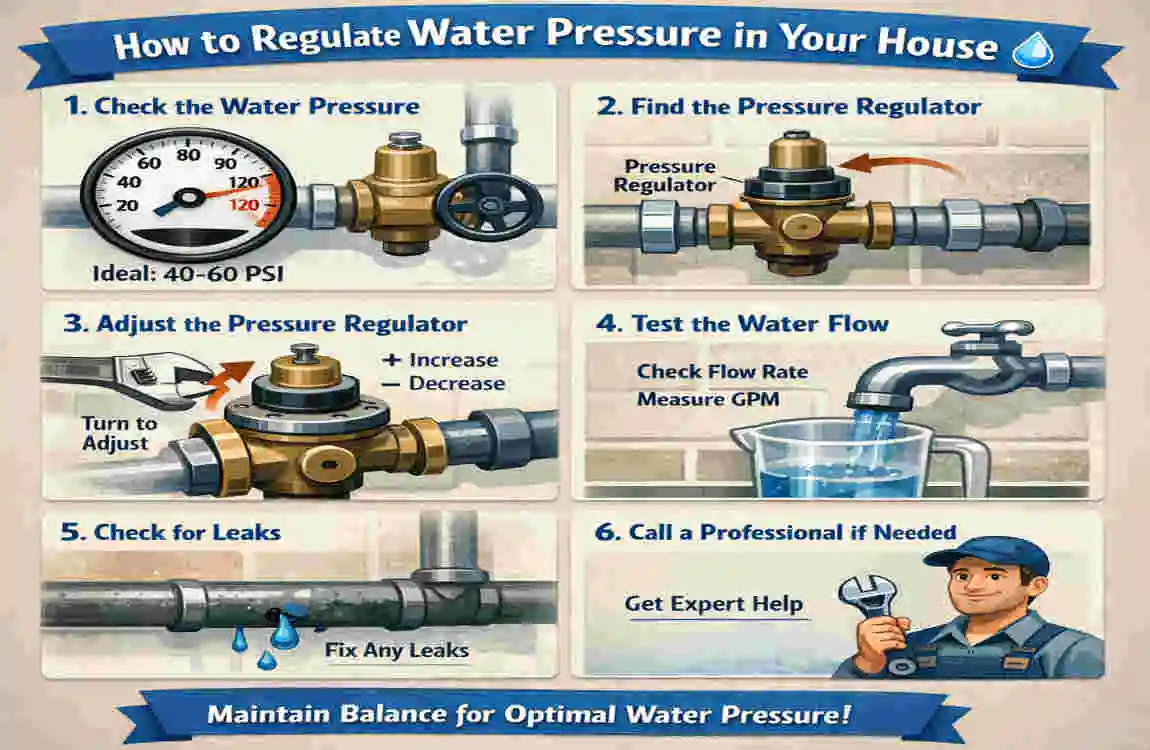 how to regulate water pressure in house