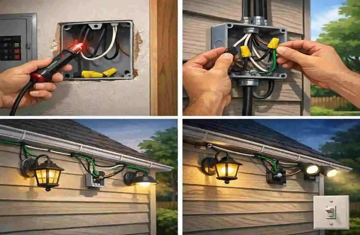 How to Wire Multiple Outdoor Lights
