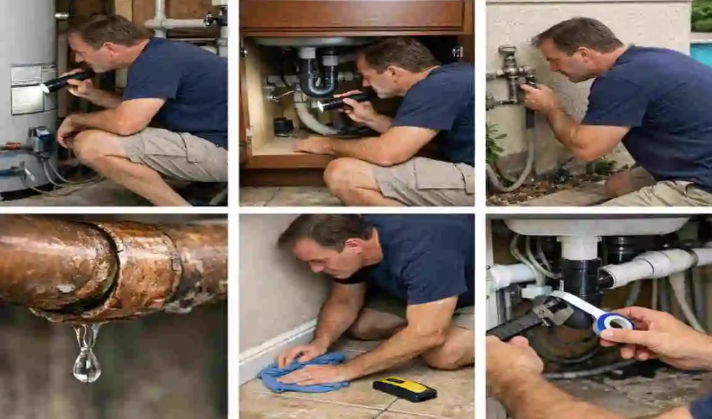 How to Find a Leak in Pool House Plumbing