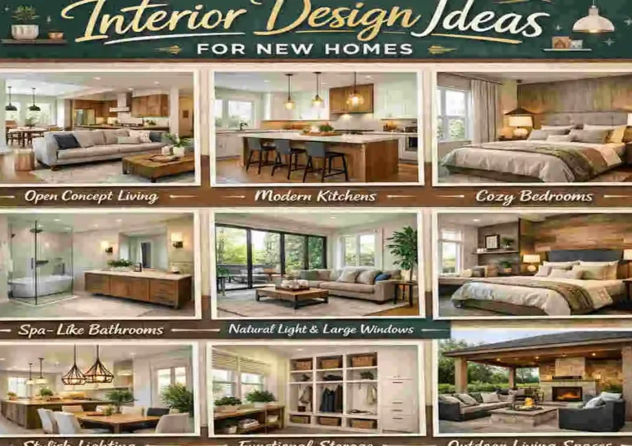 Best Interior Design Ideas for New Homes?