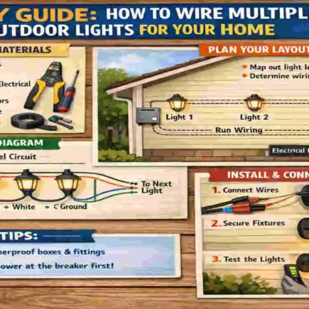 How to Wire Multiple Outdoor Lights