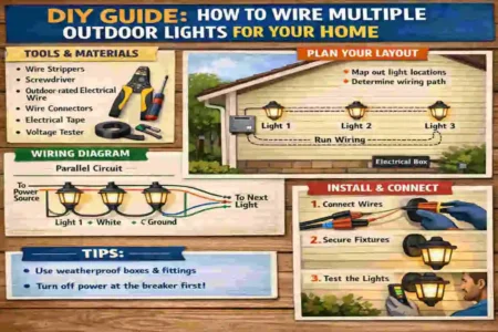 How to Wire Multiple Outdoor Lights