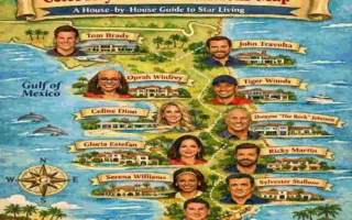 Celebrity Florida Map House