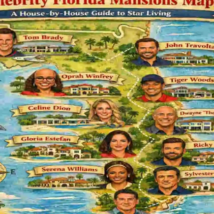 Celebrity Florida Map House