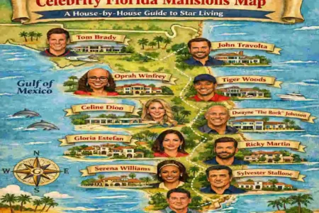 Celebrity Florida Map House