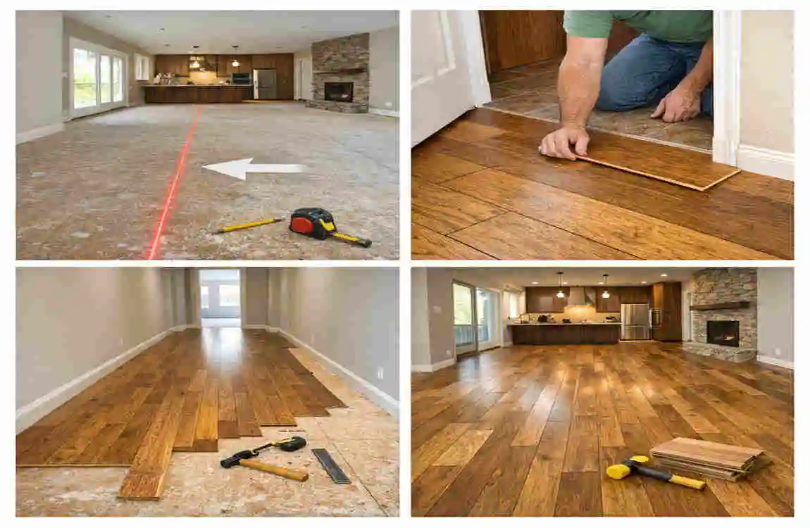 Where to Start Flooring in a House