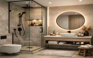 Modern Home Bathroom with Shower