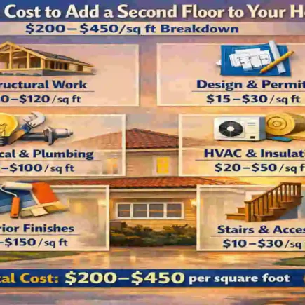 Florida : Cost to Add a Second Floor to Your Home