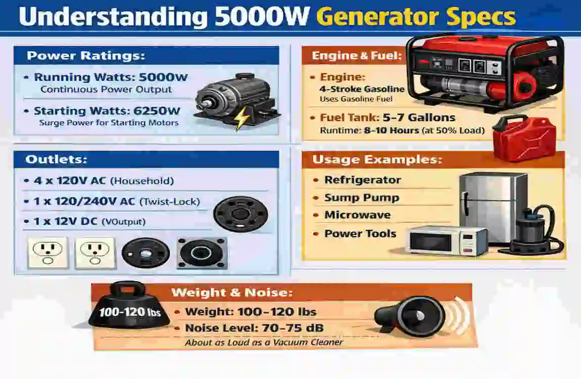 Can a 5000W Generator Power Your Entire House
