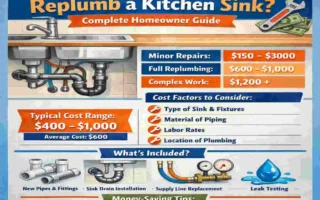 How Much Does It Cost to Replumb a Kitchen Sink?