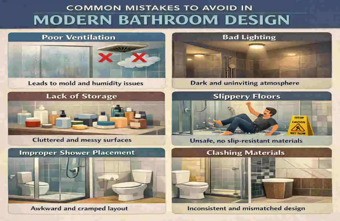 Modern Home Bathroom with Shower