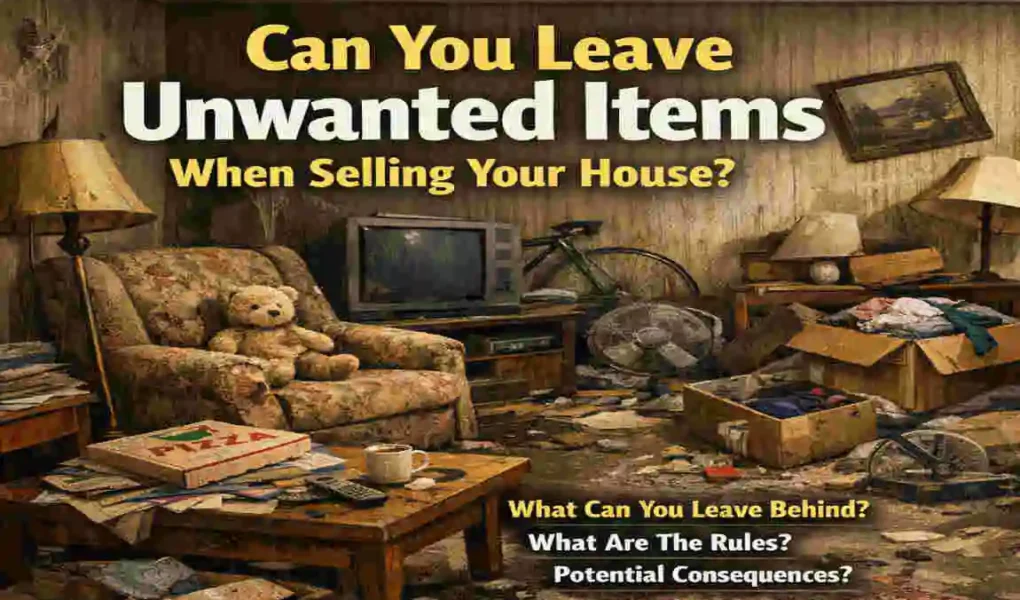 can you leave stuff behind when you sell your house