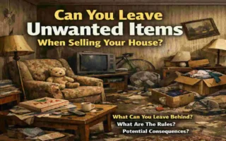 can you leave stuff behind when you sell your house