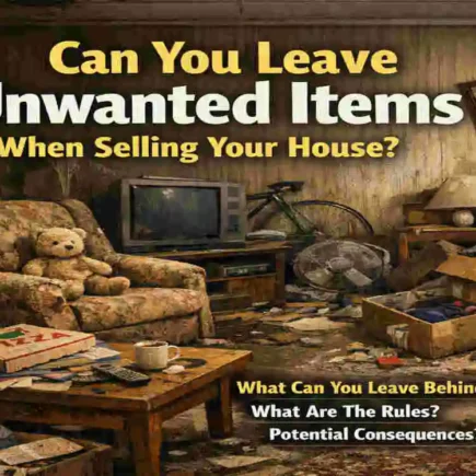can you leave stuff behind when you sell your house