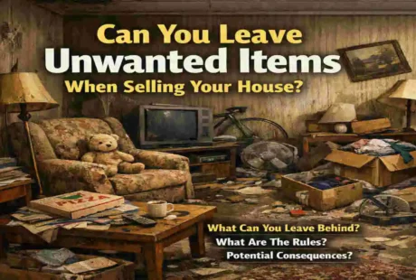 can you leave stuff behind when you sell your house