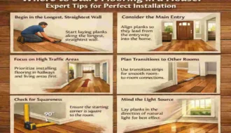 Where to Start Flooring in a House