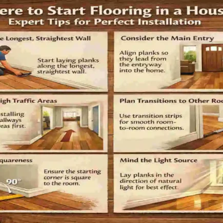 Where to Start Flooring in a House