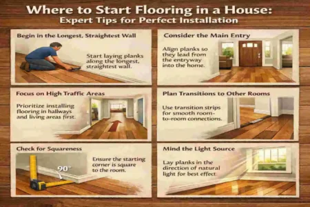 Where to Start Flooring in a House