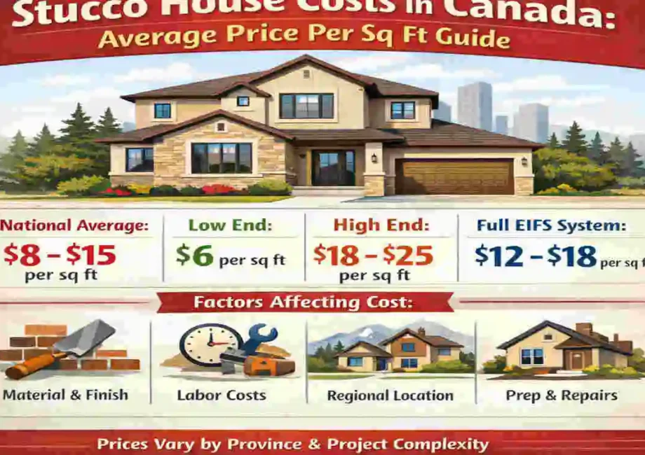 Stucco House Costs in Canada:
