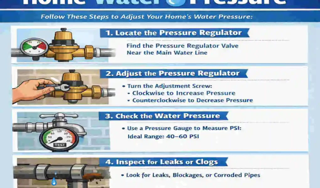 how to regulate water pressure in house