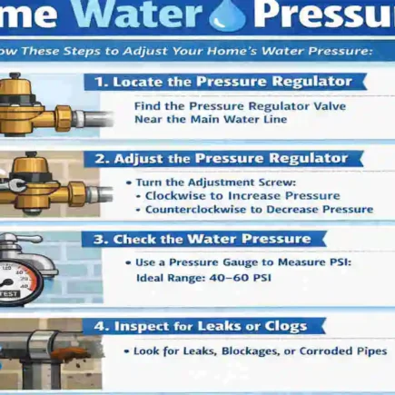 how to regulate water pressure in house