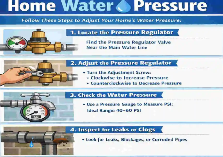 how to regulate water pressure in house