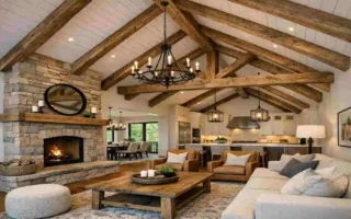 Vaulted Ceilings and Exposed Beams